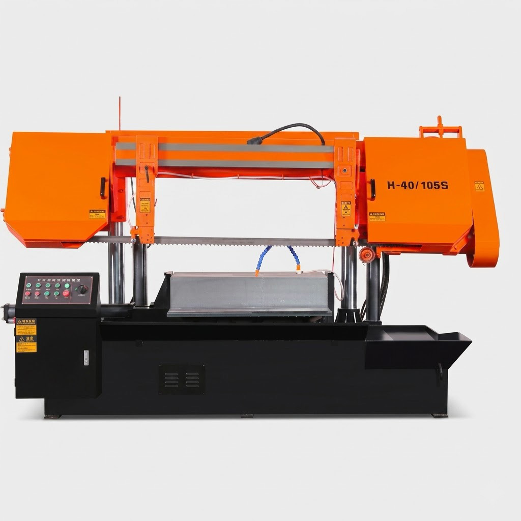 H-40/105S extra wide capacity industrial metal band saw by MFG