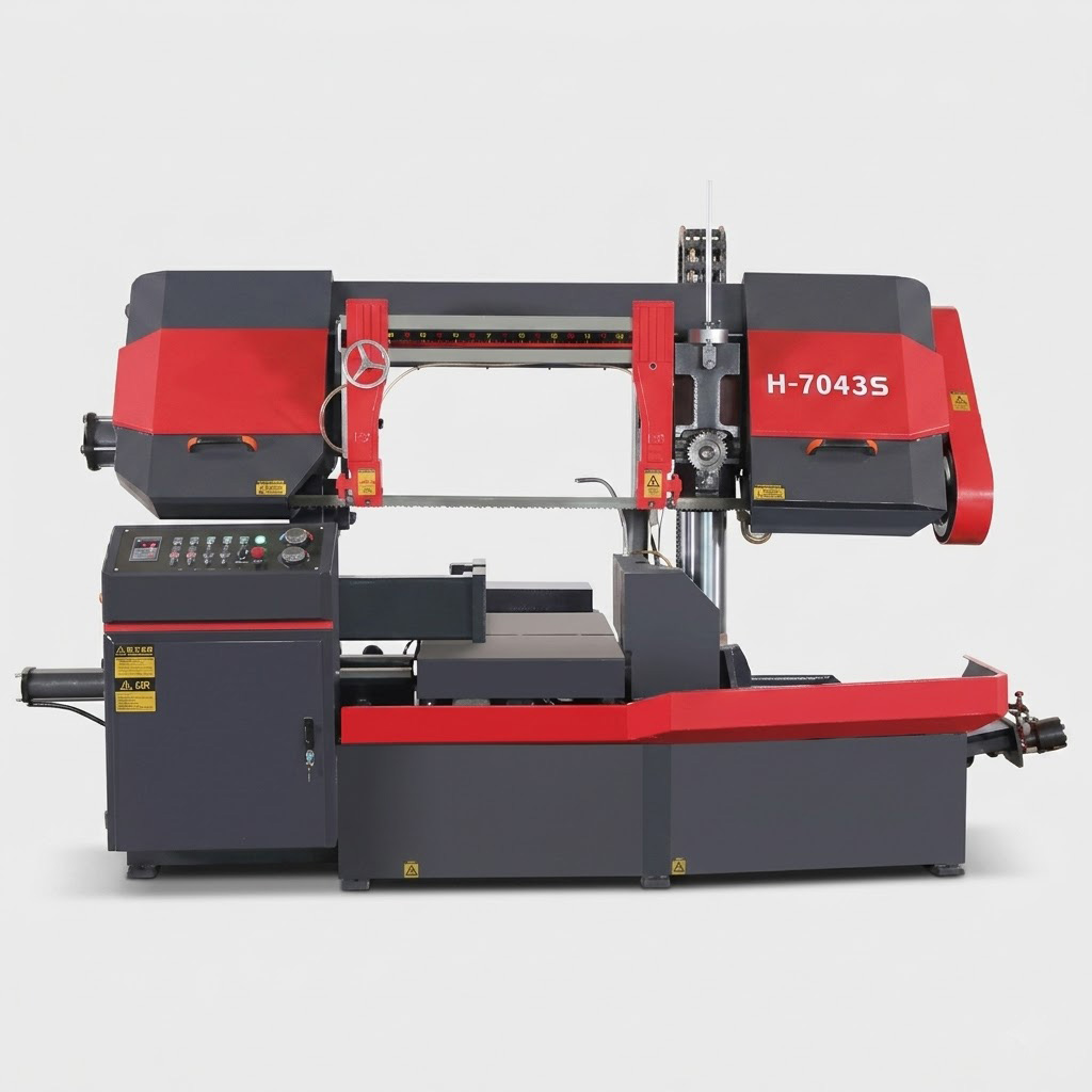 H-70/43S semi automatic billet sawing machine for mold blanks by MFG