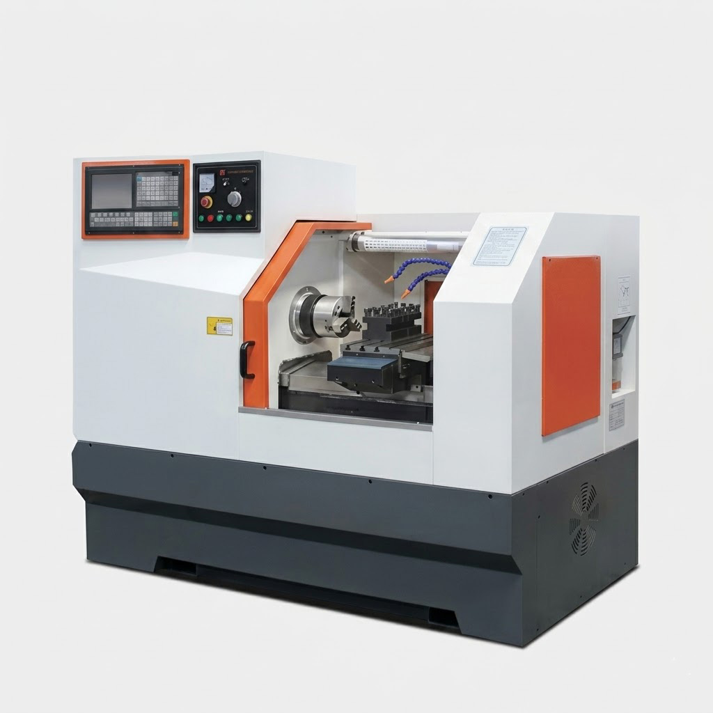 H36 high speed flat bed gang tooling CNC lathe by MFG
