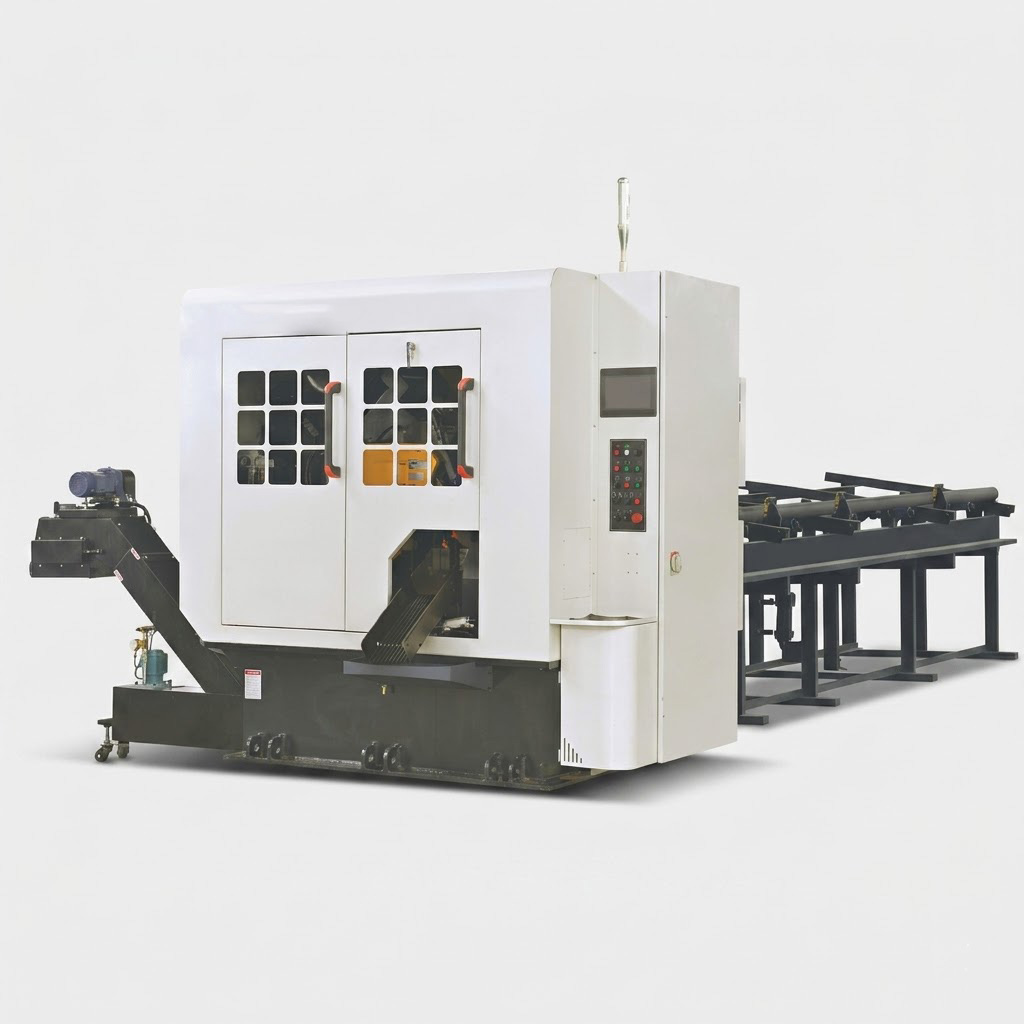 HY-150NC 150mm capacity 5.2 ton heavy duty CNC circular cold saw by MFG