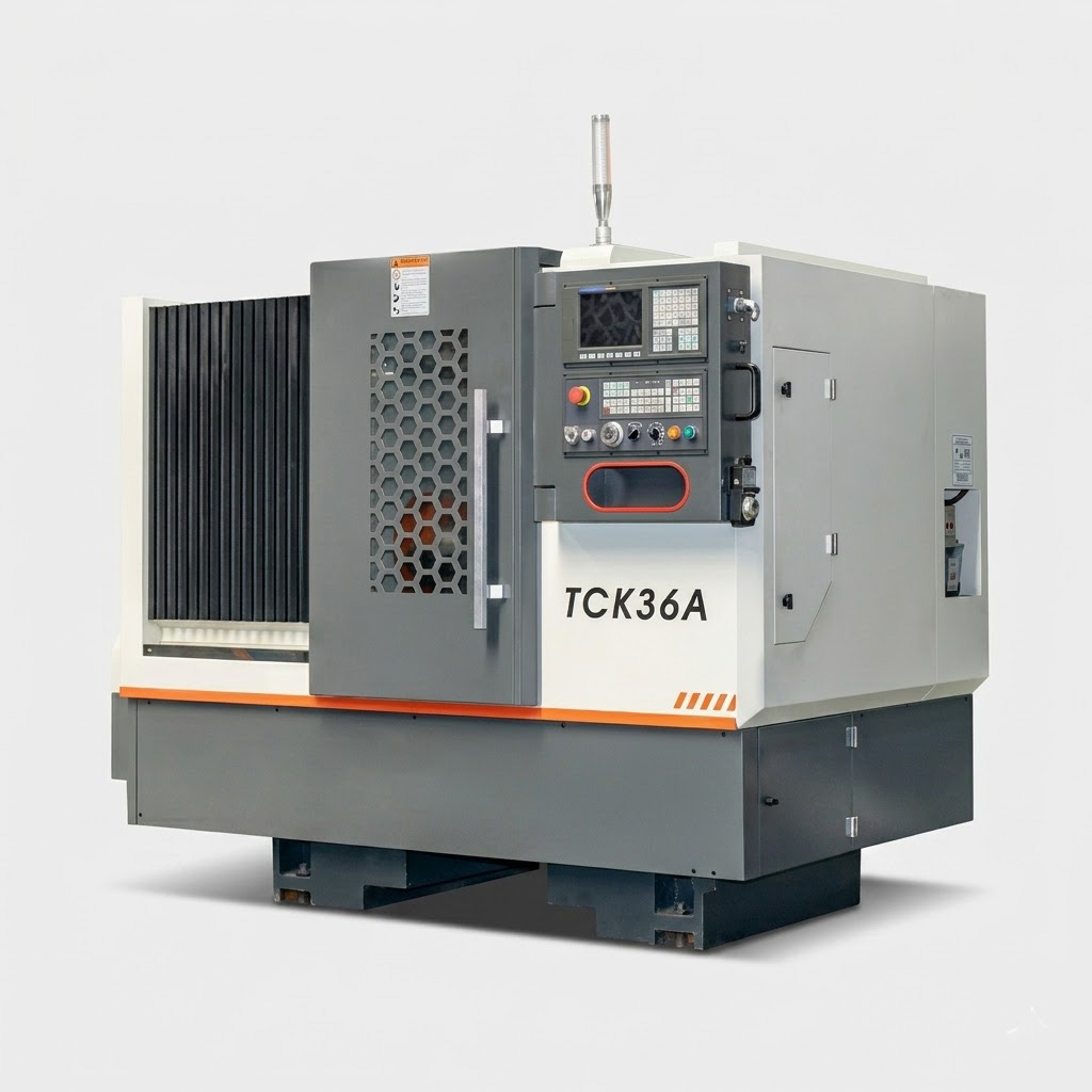 TCK36A 45 degree slant bed CNC lathe for high speed precision turning by MFG