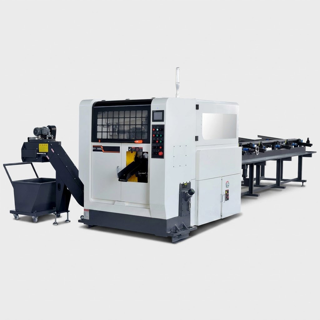 HY-75NC fully automatic high speed CNC metal circular saw machine by MFG