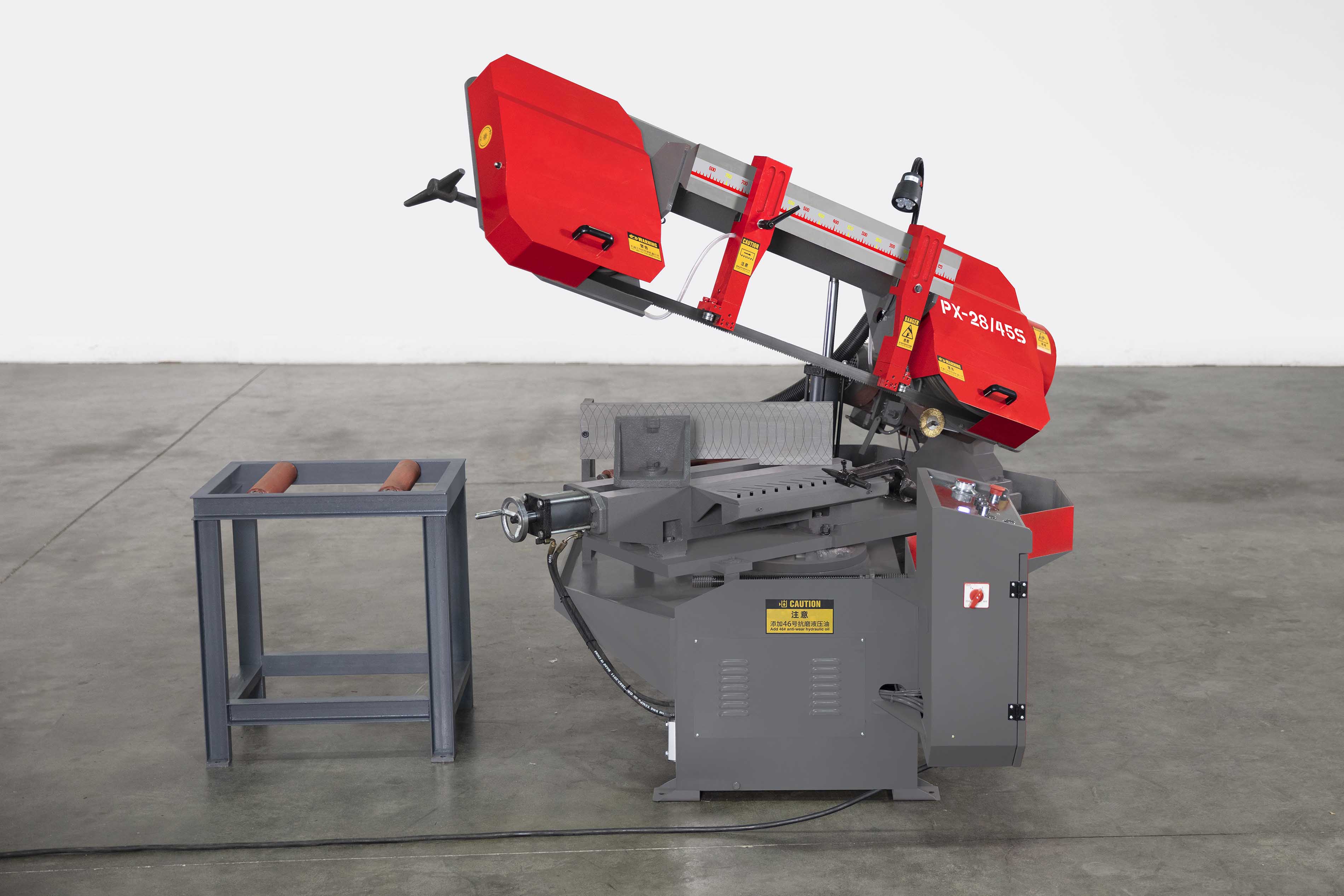 MFG PX-28/45S Semi-Automatic Scissor-Type Rotary Angle Metal Band Saw