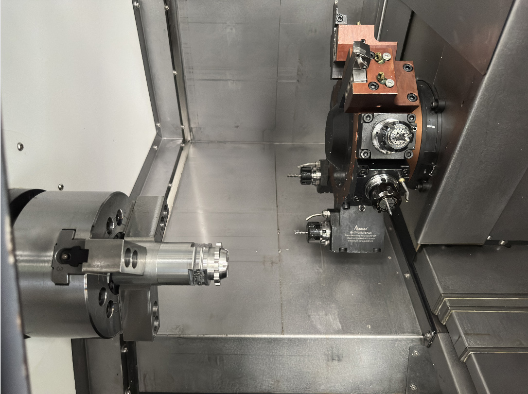 45° True Slant Bed, Y-Axis Turn-Mill Capability & Constant-Temp Precision Transmission