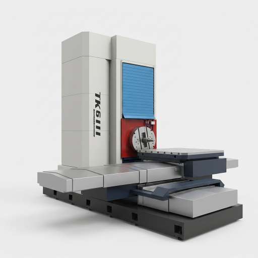 TK6111 CNC horizontal boring milling machine industrial factory floor by MFG