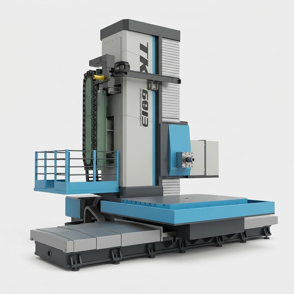 TK6813 CNC planer boring and milling machine with square ram by MFG