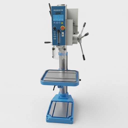 Industrial Vertical Drilling Machine T-28 with square work table and T-slot base by MFG