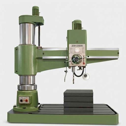 Z30125X40 heavy duty hydraulic radial drilling machine full view by ANTS
