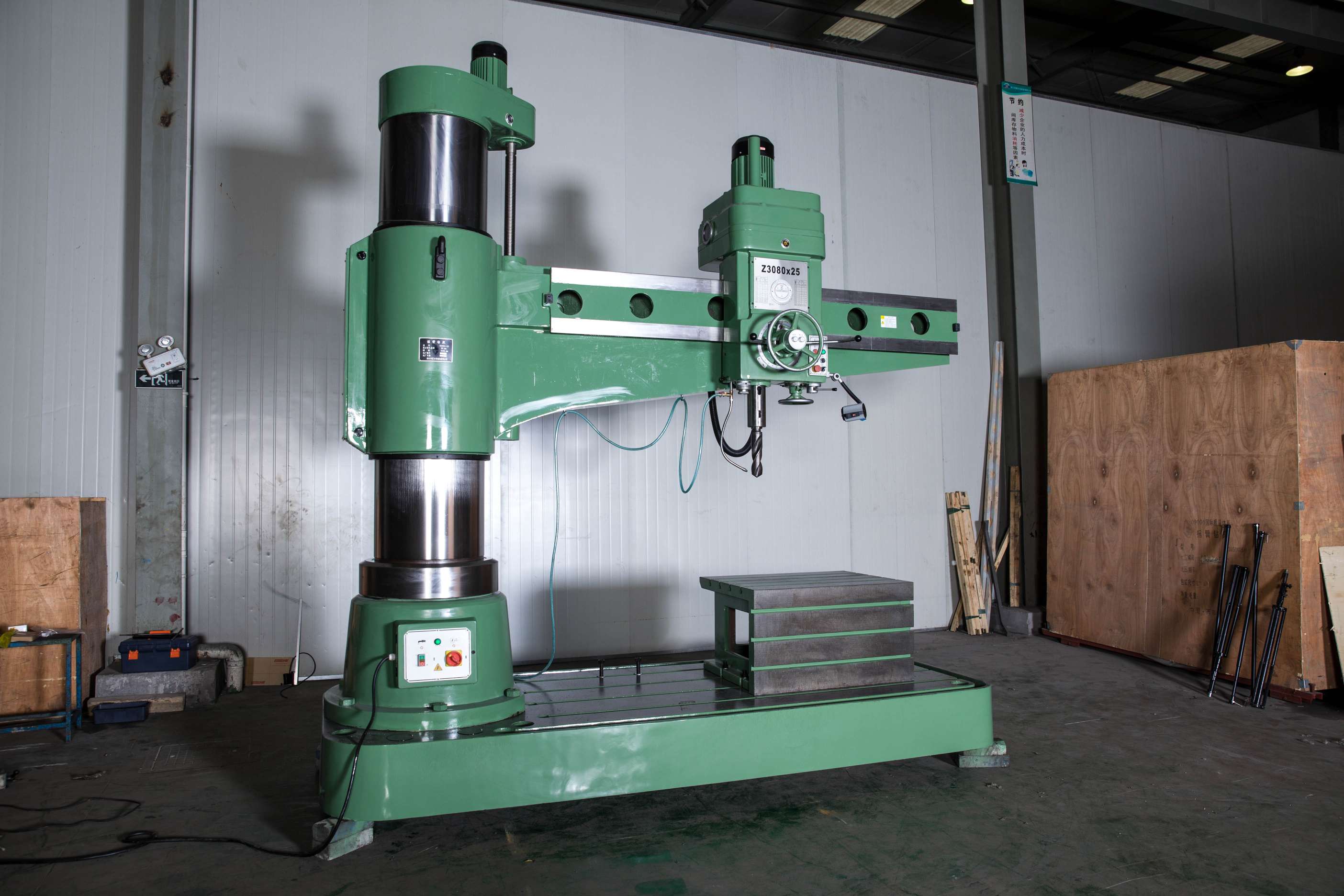 2500mm long arm reach hydraulic radial drill Z3080